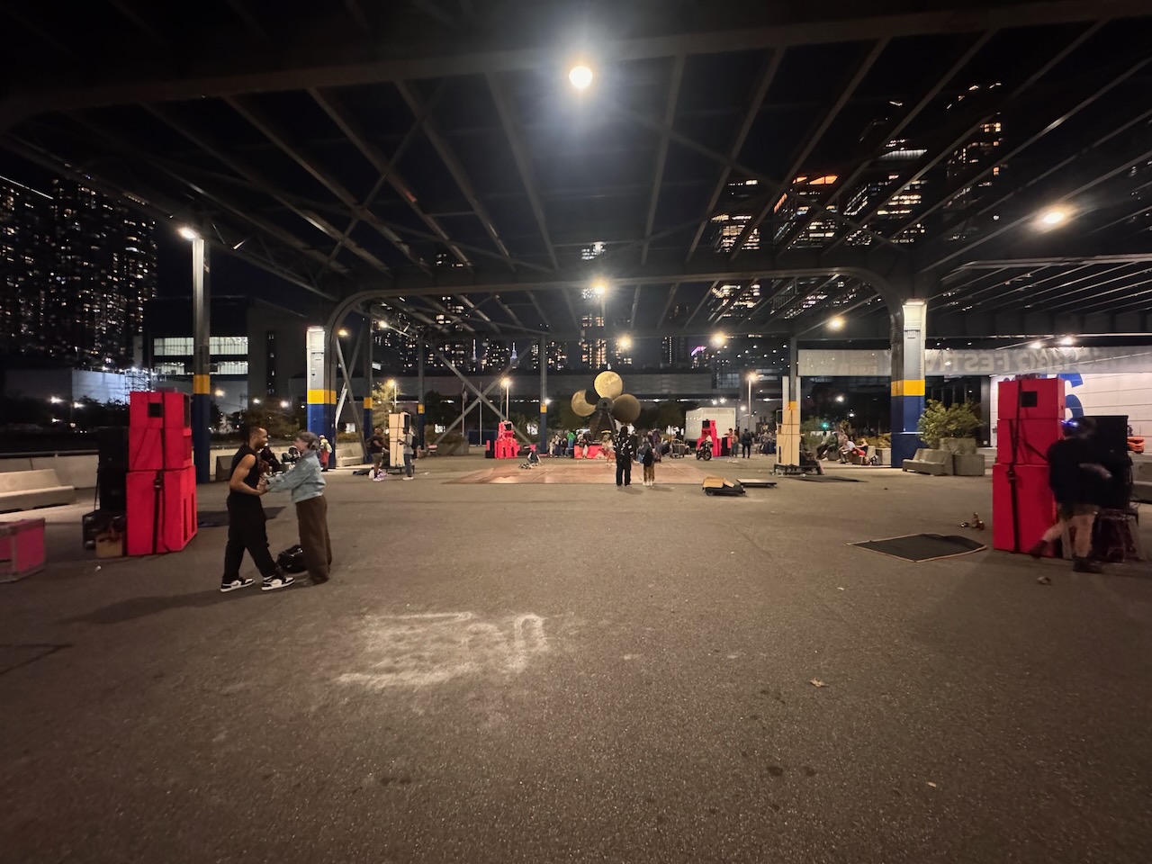 Wide shot of Dance is Life Six Point setup